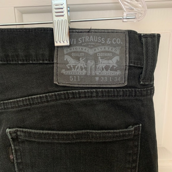 Men’s black Levi 511 jeans - Picture 4 of 4